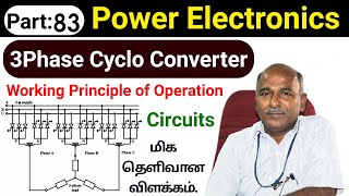 Three Phase Cyclo Converter in tamil [upl. by Alegnat714]