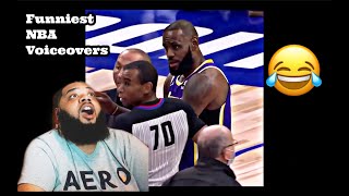 Funniest NBA Voice Overs Of December 2021  REACTION [upl. by Atirrehs]