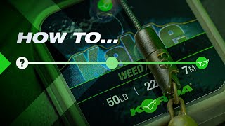 How To Set Up a HeliSafe on a Leadcore Leader  Korda Carp Fishing [upl. by Eruza]