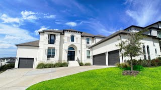 Inside a 6000 sq ft Toll Brothers Home with a VIEW in Leander TX [upl. by Duston]