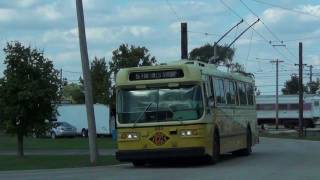 Trolley Bus at Illinois Railway Museum [upl. by Alius657]