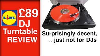 £89 Dual ‘DJ Turntable’ from LIDL  Full REVIEW [upl. by Ethbin]