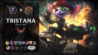 Tristana Mid vs Viktor  NA Grandmaster Patch 1323 [upl. by Eiramanig]