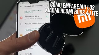 Cómo conectar los auriculares Xiaomi Redmi Buds 4 Lite a tu teléfono  Cómo emparejar auriculares [upl. by Enitsrik]