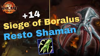 14 Siege of Boralus  Resto Shaman PoV [upl. by Branscum]