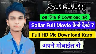 How To Download Salaar Movie In Hindi  Salaar Movie Download kaise kare  Salaar Movie Download [upl. by Eanal]