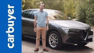 Alfa Romeo Stelvio SUV 2019 indepth review  Carbuyer [upl. by Akcemat]