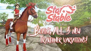 Buying ALL 3 new Trakehner variations  Star Stable Updates [upl. by Adler]