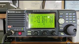 GMDSS RADIO MFHF SAMYUNG SRG150DN DSC TEST CALL SUCCESSFULY [upl. by Suivat]