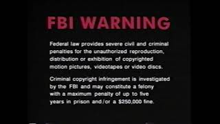 PolyGram Video FBI Warning Screen 19931999 [upl. by Jopa]