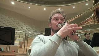 G Bizet quotFarandolequot from lArlesienne bass trombone excerpt [upl. by Podvin]