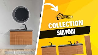 Découvrez la Collection Simon  Les Meilleures Vanités de Salle de Bain Modernes [upl. by Atibat556]