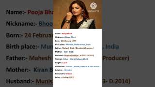 Pooja Bhatt Biography In hai PN Meena9352viral viralvideo shorts short trending youtubeshorts [upl. by Oirrad944]