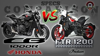 HONDA CB1000R vs INDIAN FTR SPORT SPECS COMPARISON [upl. by Mansoor]