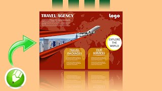 How To Make Travel Agency Poster Design  Corel Draw Flyer Design Tutorial  Creative Poster Design [upl. by Nevah218]