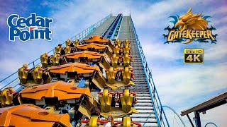 2022 GateKeeper Roller Coaster On Ride Back Row 4K POV Cedar Point [upl. by Delogu]