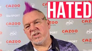 Why Darts Fans Suddenly HATE Peter Wright [upl. by Kcolttam]