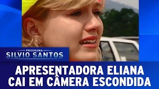 Câmera Escondida 140816  Eliana cai em Pegadinha [upl. by Nylrad]