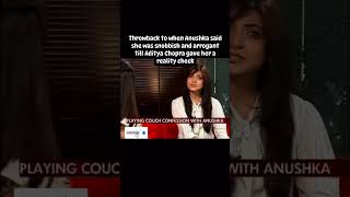 Anuska Sharma got reality check by Aditya Chopra anushka sharmaviratkohli bollywood [upl. by Kitarp]