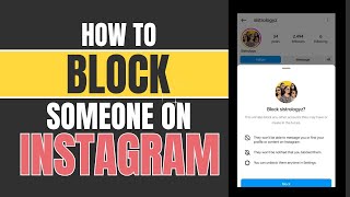 How to Block Someone on Instagram  2024 [upl. by Nosae24]