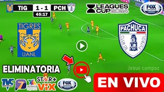 Tigres vs Pachuca en vivo donde ver a que hora juega Tigres vs Pachuca Leagues Cup 2024 en vivo [upl. by Okramed]