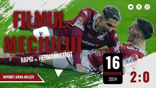 🎬 RAPID  Hermannstadt 20  Filmul Jocului 26 [upl. by Kohl]