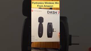 Portronics Wireless Mic With TypeC Receiver 👍ytshorts trending portronicswirelessmic [upl. by Cantone807]