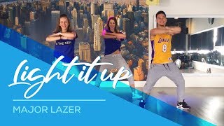 Light it up  Major Lazer  Easy Dance Fitness Choreography [upl. by Maxwell]