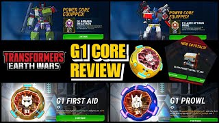 All 20 G1 Cores Gmetal gold amp silver comparisons Which ones are best Transformers Earth Wars [upl. by Lisle999]