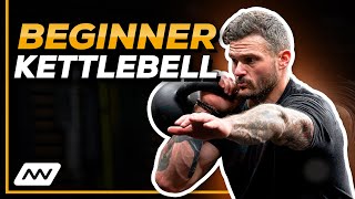 Full Body SingleKettlebell Workout for Beginners  Juan Leija amp Matt Vincent [upl. by Eilahs]