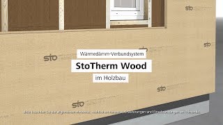 WärmedämmVerbundsystem StoTherm Wood im Holzbau [upl. by Ellehsat]