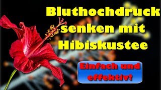 Bluthochdruck senken mit Hibiskustee [upl. by Sid]