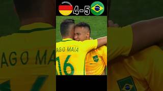 Brazil 🇧🇷 VS Germany 🇩🇪 Olympic Reo Mens Final 2016 Neymar Aura [upl. by Eiddal]