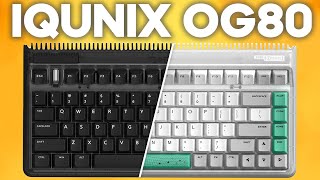 Iqunix OG80 Dark Side amp Worm Hole Review amp Typing Test [upl. by Gebler]