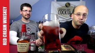 Red Cream Whiskey Cocktail HowTo [upl. by Aninay]