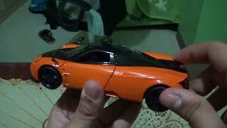 Unboxing the Petron132 Pagani HuayraOrange [upl. by Amaleta]