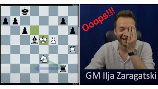 Schach Unglaublich GMs übersehen dass der Turm hängt OrthoschnappGambit vs Niclas Huschenbeth [upl. by Sihtam]