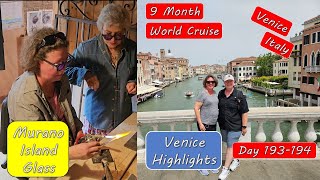 Touring Murano Italy Glass Factory and Venice Highlights [upl. by Etteuqram97]