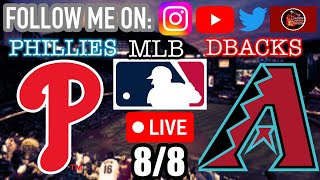 Philadelphia Phillies vs Arizona Diamondbacks Play By Play And Reactions [upl. by Anerak]