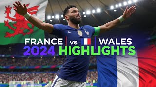 France vs Wales  2024 International Football Highlights amp Goals [upl. by Ronni216]