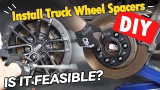 Can I Install Truck Wheel Spacers DIY [upl. by Halette]