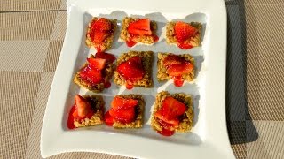 Receta Ricekrispies de mantequilla de mani y mermelada [upl. by August]