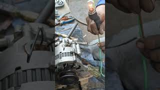 Mitsubishi L200 Alternator Repair part1 armandelectrical shortsvideo SSD [upl. by Ettennig]