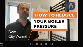 Combi Boiler too much pressure How to reduce boiler pressure [upl. by Blinni]