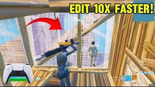 How To EDIT FASTER On Controller 🎮 Best Settings Tutorial  Tips and Tricks For Chapter 5 [upl. by Aidnama]