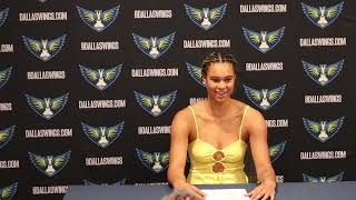 Satou Saballys Press Conference 090523 wnba dallaswings [upl. by Aver661]