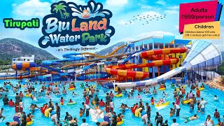 Bluland Water Park Tirupati  Water Park Near Tirupati  Full Tour  THRILL amp FUN Slides Tirupati [upl. by Nakhsa]