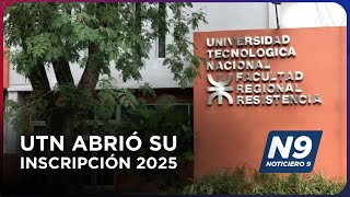 UTN ABRIÓ SU INSCRIPCIÓN 2025  NOTICIERO 9 [upl. by Ifen]