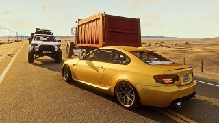 Roads and Highway Car Crashes  BeamNG Drive 04224 [upl. by Vani]