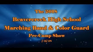 2018 BHS MB amp CG Pre Camp Show slide show [upl. by Amhsirak]